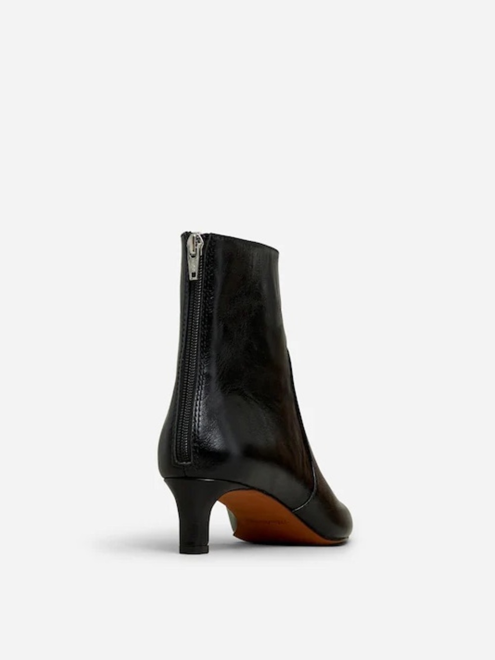 Madewell The Dimes Kitten-Heel Boot in True Black Size 7.5 M $218 NNO26 - Picture 4 of 10